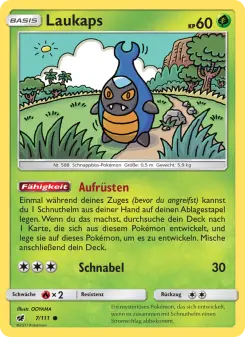 Pokémon-Karte Laukaps 007/111