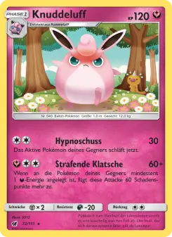 Pokémon-Karte Knuddeluff 072/111