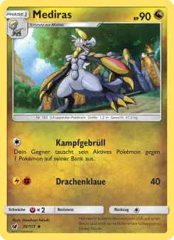 Pokémon-Karte Mediras 076/111