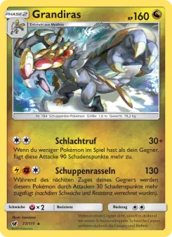 Pokémon-Karte Grandiras 077/111
