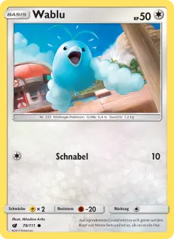 Pokémon-Karte Wablu 079/111