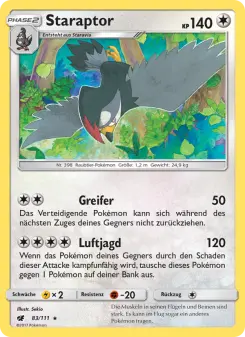 Pokémon-Karte Staraptor 083/111