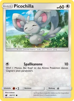 Pokémon-Karte Picochilla 085/111