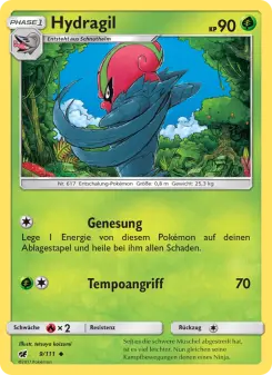 Pokémon-Karte Hydragil 009/111