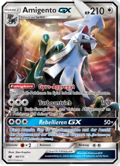 Pokémon-Karte Amigento GX 090/111