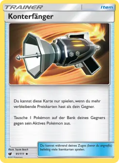 Pokémon-Karte Konterfänger 091/111
