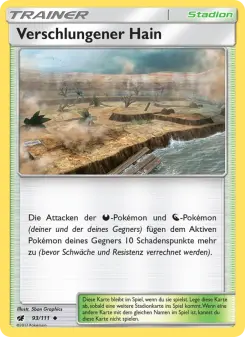Pokémon-Karte Verschlungener Hain 093/111