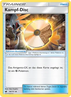 Pokémon-Karte Kampf-Disc 094/111