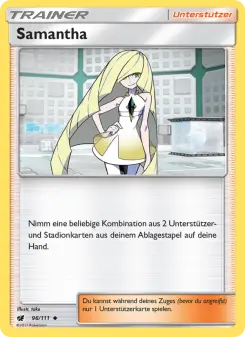 Pokémon-Karte Samantha 096/111