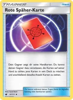 Pokémon-Karte Rote Späher-Karte 097/111