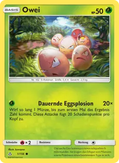 Pokémon-Karte Owei 001/156