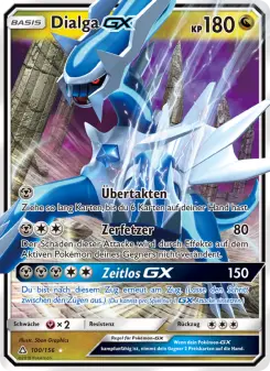 Pokémon-Karte Dialga GX 100/156