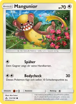 Pokémon-Karte Mangunior 112/156