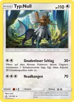 Pokémon-Karte Typ:Null 115/156