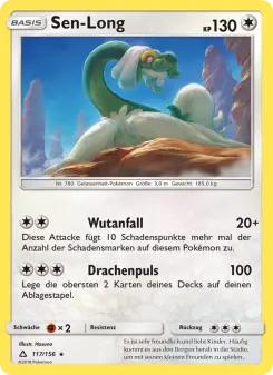 Pokémon-Karte Sen-Long 117/156