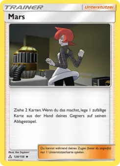 Pokémon-Karte Mars 128/156