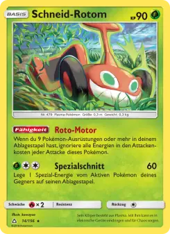 Pokémon-Karte Schneid-Rotom 014/156