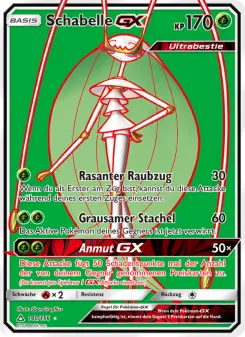 Pokémon-Karte Schabelle GX 140/156