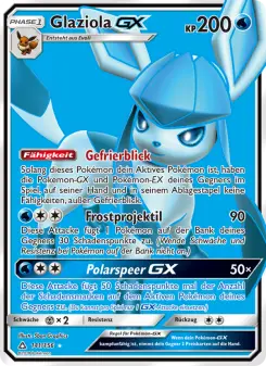 Pokémon-Karte Glaziola GX 141/156