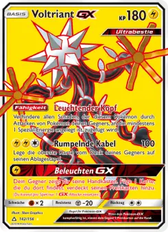 Pokémon-Karte Voltriant GX 142/156