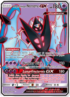 Pokémon-Karte Morgenschwingen-Necrozma GX 143/156