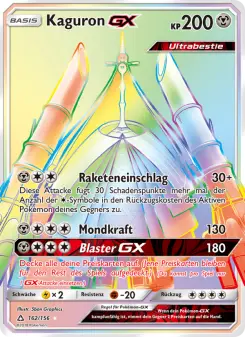 Pokémon-Karte Kaguron GX 162/156