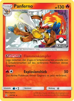 Pokémon-Karte Panferno 023/156