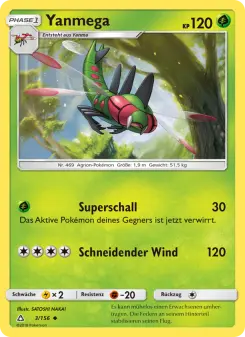 Pokémon-Karte Yanmega 003/156