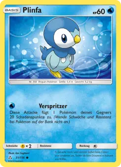 Pokémon-Karte Plinfa 031/156