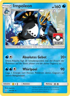 Pokémon-Karte Impoleon 034/156