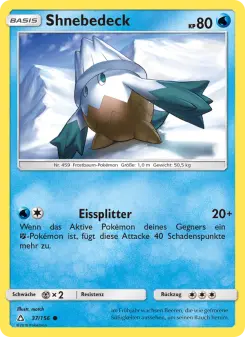 Pokémon-Karte Shnebedeck 037/156