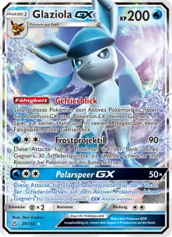 Pokémon-Karte Glaziola GX 039/156
