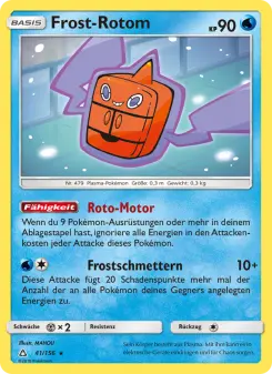Pokémon-Karte Frost-Rotom 041/156