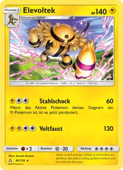 Pokémon-Karte Elevoltek 044/156
