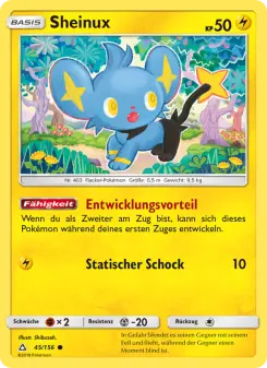Pokémon-Karte Sheinux 045/156