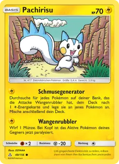 Pokémon-Karte Pachirisu 049/156