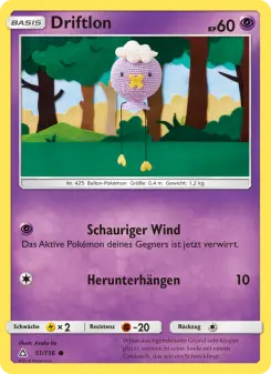 Pokémon-Karte Driftlon 051/156