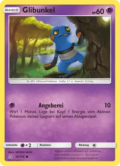Pokémon-Karte Glibunkel 056/156