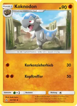 Pokémon-Karte Koknodon 064/156