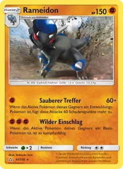 Pokémon-Karte Rameidon 065/156