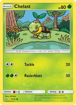 Pokémon-Karte Chelast 007/156