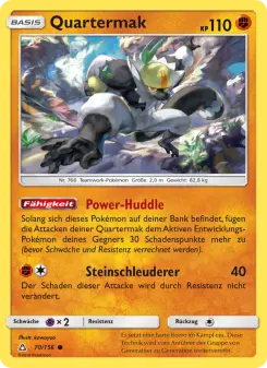 Pokémon-Karte Quartermak 070/156