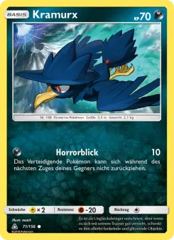 Pokémon-Karte Kramurx 071/156