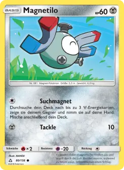 Pokémon-Karte Magnetilo 080/156