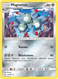 Pokémon-Karte Magneton 082/156