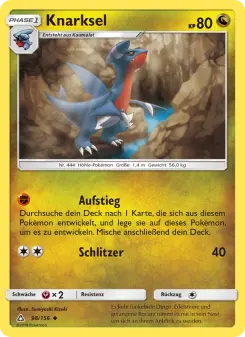 Pokémon-Karte Knarksel 098/156