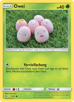Pokémon-Karte Owei 001/131