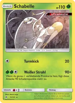 Pokémon-Karte Schabelle 011/131