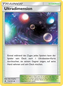 Pokémon-Karte Ultradimension 115/131