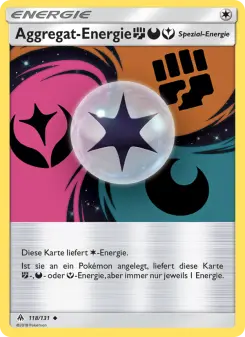 Pokémon-Karte Aggregat-Energie FightingDarknessFairy 118/131